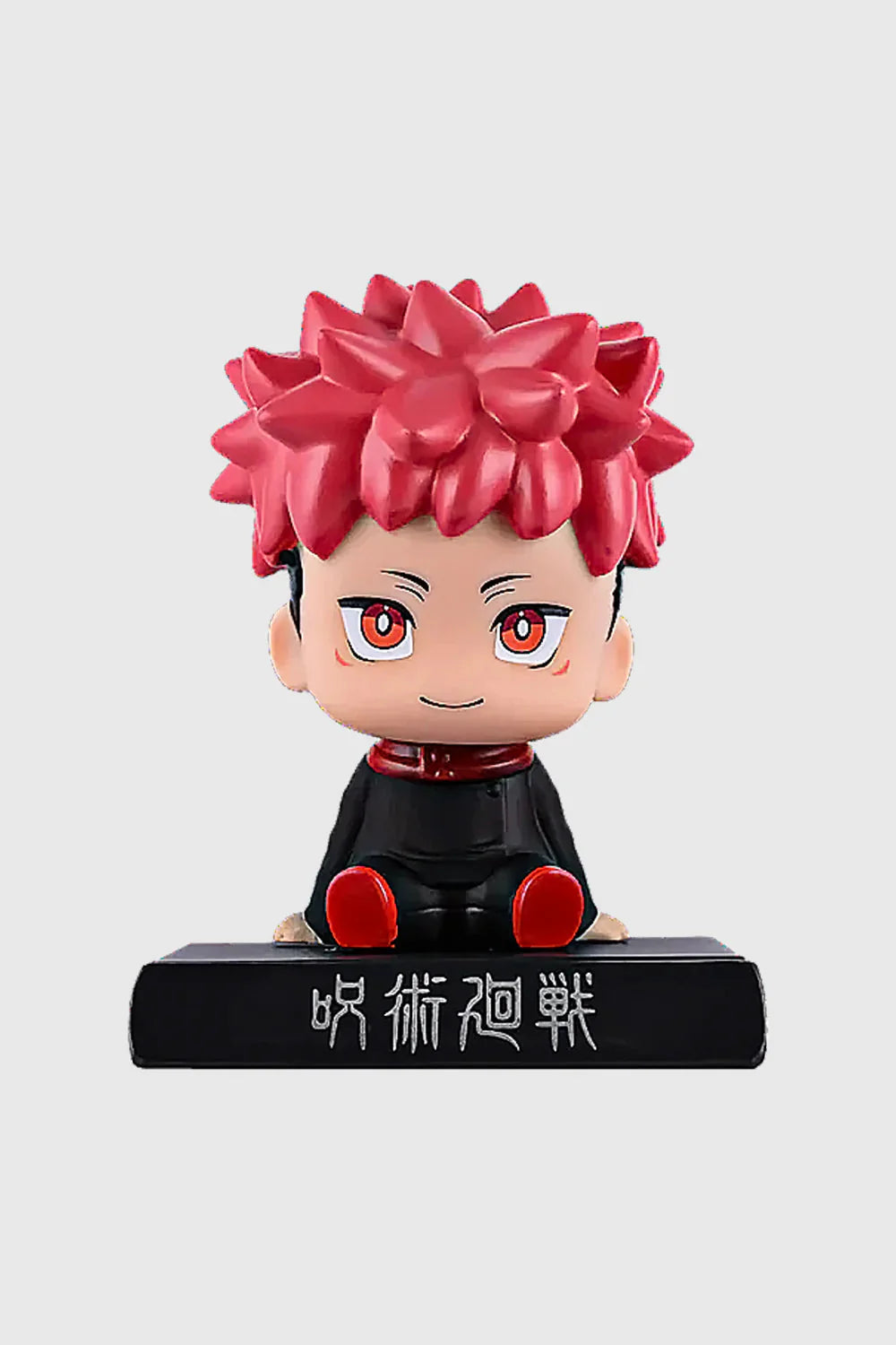 Jujutsu Kaisen Yuji Itadori Mini Bobblehead – Chibi Anime Desk Toy (12 cm)