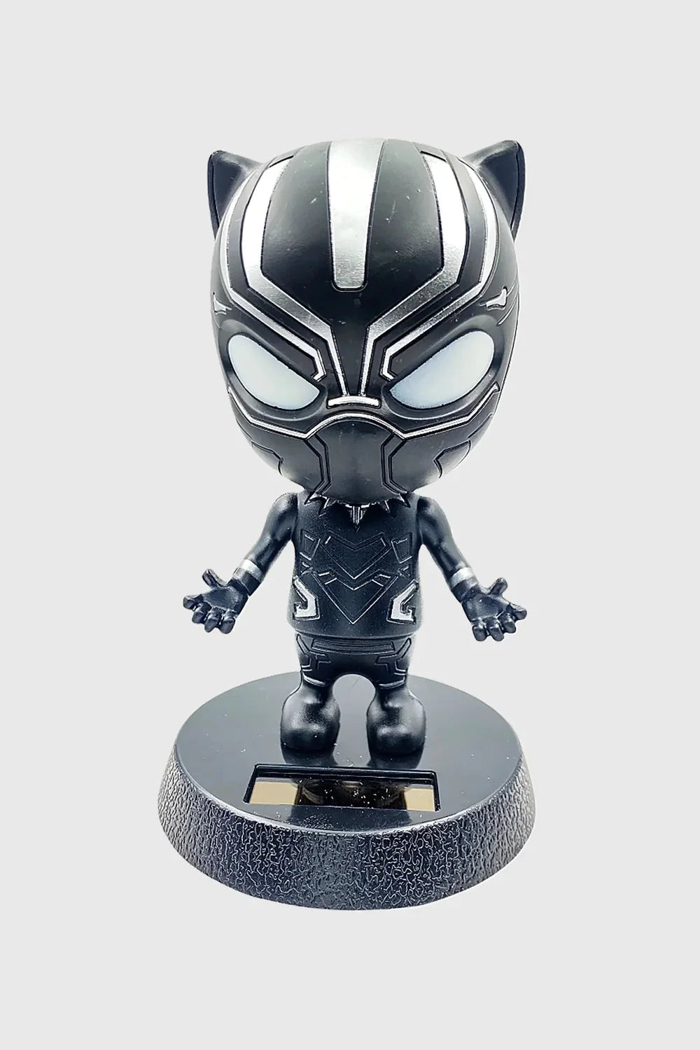 Black Panther Solar-Powered Bobblehead – Marvel Collectible (14.5 CM)