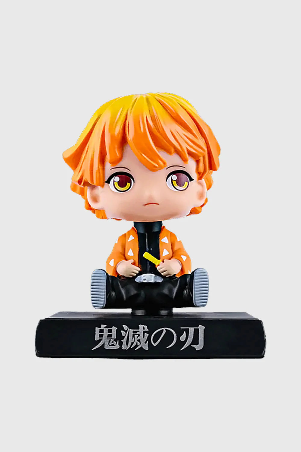 Zenitsu Agatsuma Chibi Bobblehead – Cute Demon Slayer Mini Figure (12 cm)